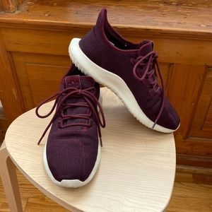 Maroon Adidas Tennis Shoes